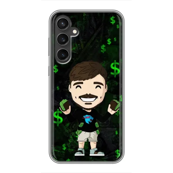 Чехол с принтом «Блогер Beast» для Samsung Galaxy S23 Чехол с принтом «Блогер Beast» для Samsung Galaxy S23