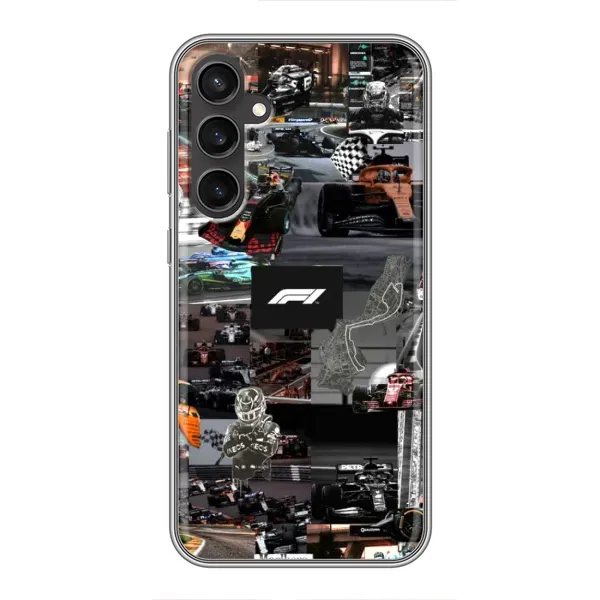Чехол с принтом «Гоночный коллаж Ф1» для Samsung Galaxy S23