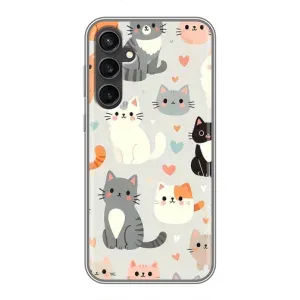 Чохол з малюнком кіт на Samsung Galaxy S23 (Колаж котів)