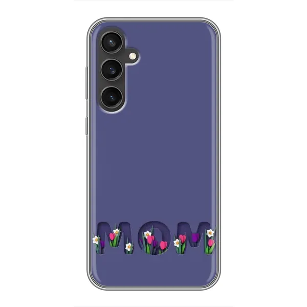 Чехол с принтом «Мама в цветах» для Samsung Galaxy S23