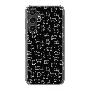 Чохол з принтом для Samsung Galaxy S23 (AlphaPrint) Модні коти (Маленькі котики)