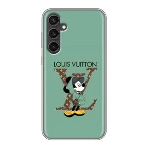 Чохли Луі Вітон для Samsung Galaxy S23 (AlphaPrint - LOUIS VUITTON) (Міккі Маус LV)