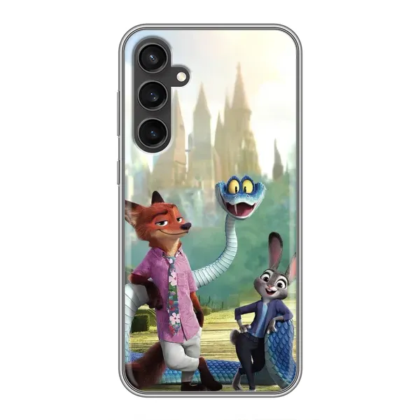Чехол с принтом «Герои мультфильма Зверополис» для Samsung Galaxy S23