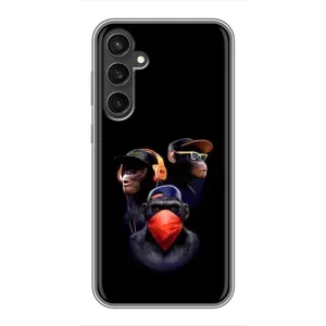 Чохол з Мавпами Samsung Galaxy S23 - (AlphaPrint) (Три мавпи)