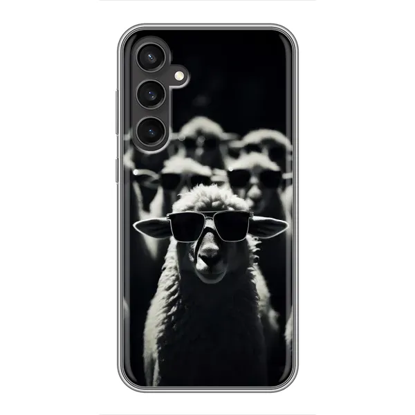 Чохол з принтом «Овечка в окулярах» для Samsung Galaxy S23 Чохол з принтом «Овечка в окулярах» для Samsung Galaxy S23