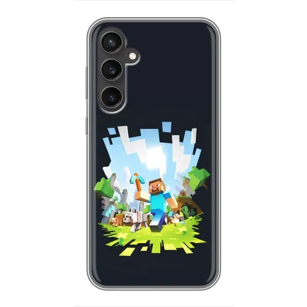 Чехол с принтом «персонажи Minecraft» для Samsung Galaxy S23 Чехол с принтом «персонажи Minecraft» для Samsung Galaxy S23