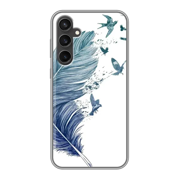 Чехол с принтом «Перышко» для Samsung Galaxy S23