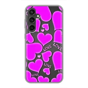 Чехлы для любимой на Самсунг Ґелексі Ес23 (VPrint) (Pink hearts)
