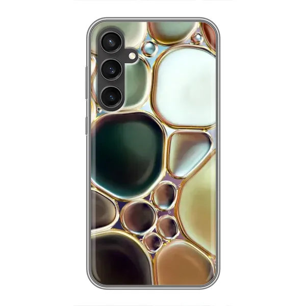 Чехол с принтом «Радужный Мрамор» для Samsung Galaxy S23