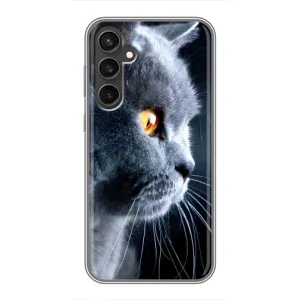 Чохли з Котиками для Samsung Galaxy S23 (VPrint) (Сірий Кіт)