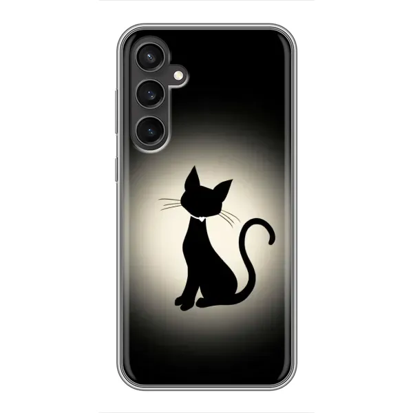 Чехол с принтом «Силуэт котика» для Samsung Galaxy S23 Чехол с принтом «Силуэт котика» для Samsung Galaxy S23