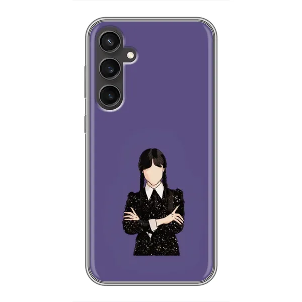 Чехол с принтом «Уэнздей в черном» для Samsung Galaxy S23 Чехол с принтом «Уэнздей в черном» для Samsung Galaxy S23