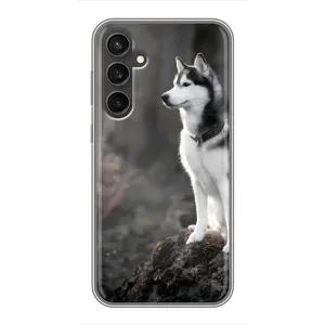 Чохол з Хаскі Samsung Galaxy S23 - (AlphaPrint) (Вірний собака)
