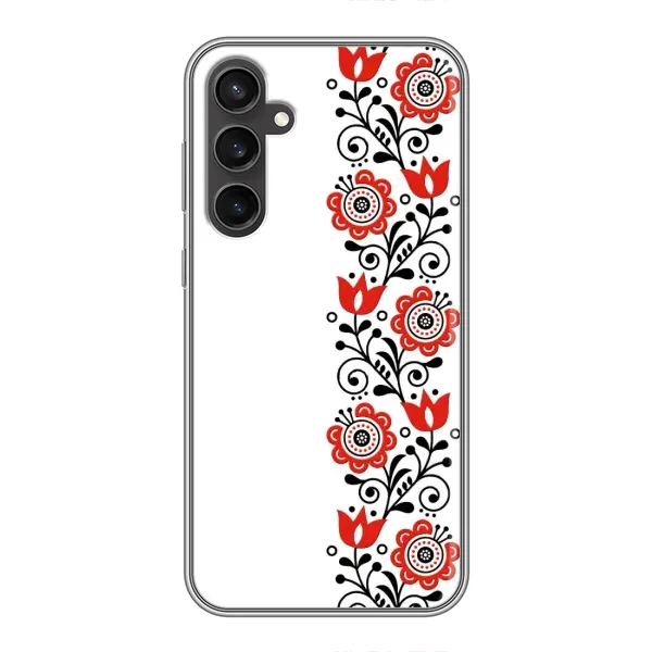 Чехол с принтом «Яркая вишиванка» для Samsung Galaxy S23 Чехол с принтом «Яркая вишиванка» для Samsung Galaxy S23