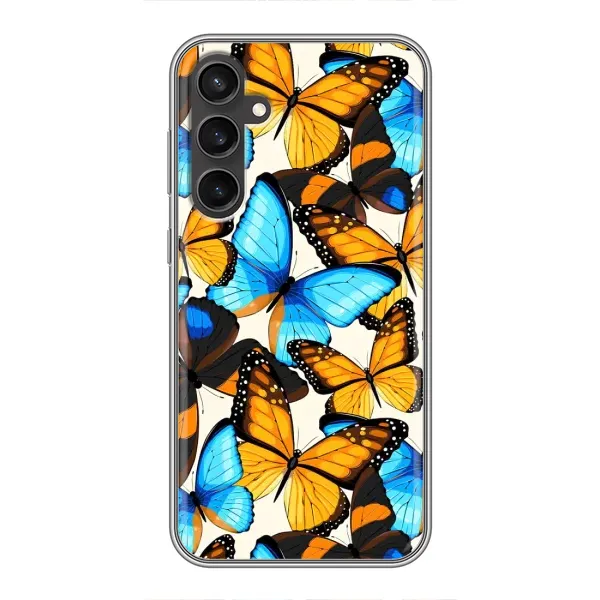 Чехол с принтом «Яркие бабочки» для Samsung Galaxy S23 Чехол с принтом «Яркие бабочки» для Samsung Galaxy S23