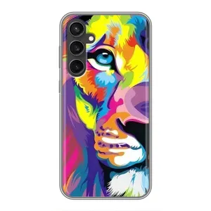 Чохол з картинкою ЛЕВ для Samsung Galaxy S23 (VPrint) (Яскравий Лев)