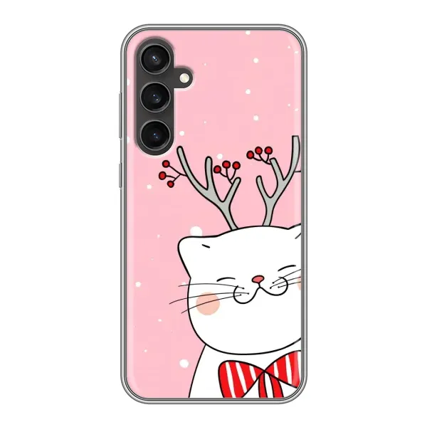Чехол с принтом «Зимний кот» для Samsung Galaxy S23
