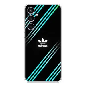 Чохли Адидас для Samsung Galaxy S24 FE (AlphaPrint) (Адідас з полосами)