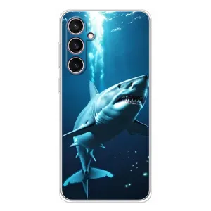 Чохол з картинкою 'Хижаки' для Samsung Galaxy S24 FE (Акула під водою)