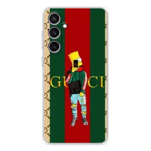 Бренднові Чохли для Samsung Galaxy S24 FE - (PREMIUMPrint) (Барт ГУЧЧІ)