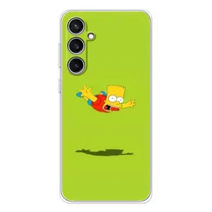 Чехол с Симпсонами для Samsung Galaxy S24 FE (VPrint) (Барт Симпсон)