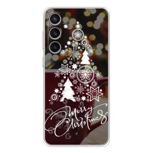 Різдвяні Чохли для Samsung Galaxy S24 FE (VPrint) (Ялинка яскрава)
