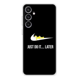 Чехол с Симпсонами для Samsung Galaxy S24 FE (VPrint) (Гомер Later)