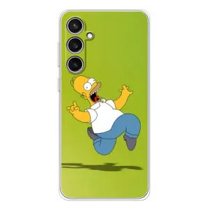 Чехол с Симпсонами для Samsung Galaxy S24 FE (VPrint) (Гомер Симпсон)