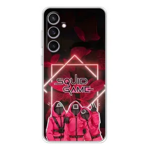 Чехол Гра в кальмара для Samsung Galaxy S24 FE (Охранники Игра кальмара)