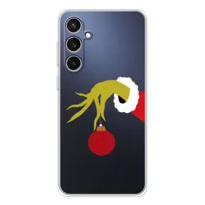 Зимні Чохли для Гелексі С24 ФЄ - прозорий фон (Грінч з іграшкою)