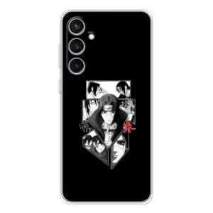 Чехлы на тему: Итачи Учиха для Samsung Galaxy S24 FE (AlphaPrint) (коллаж Итачи)