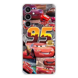Силиконовый чехол Маквин для Samsung Galaxy S24 FE (Коллаж Молния Маквин)