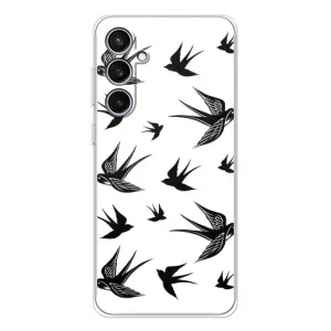 Чохол з пташками на Samsung Galaxy S24 FE (VPrint) (Ластівки)