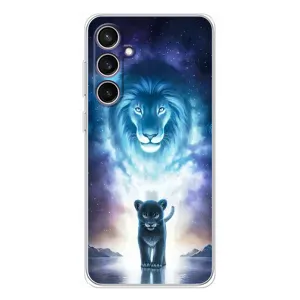 Чохол з картинкою ЛЕВ для Samsung Galaxy S24 FE (VPrint) (Маленький лев)