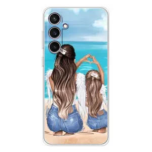 Чохол з друком для Samsung Galaxy S24 FE - (Мама з дитинкою) (AlphaPrint) (Мама з донькою)
