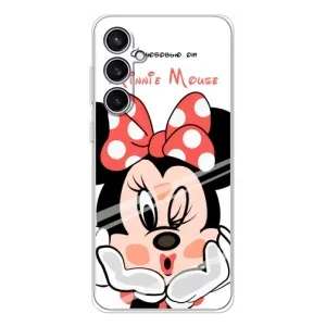 Эксклюзивный чехол для Samsung Galaxy S24 FE (AlphaPrint - Мультяшные) (Маус Минни)