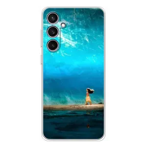 Чехол с мультфильмом Моана Samsung Galaxy S24 FE (Океан Моана)
