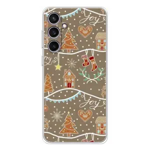 Новорічні, Святкові Чохли для Samsung Galaxy S24 FE - 2024 год (Новорічні пряники)