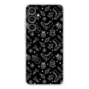 Новорічні, Святкові Чохли для Samsung Galaxy S24 FE - 2024 год (Новорічний фон)