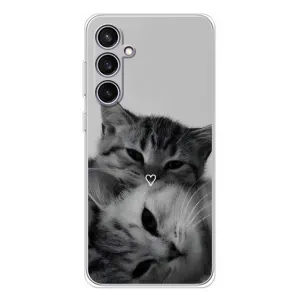 Чохол з малюнком кіт на Samsung Galaxy S24 FE (Пара котів)