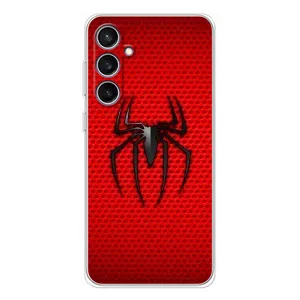 Чехол с человеком пауком для Samsung Galaxy S24 FE - (AlphaPrint) (Паук Марвел)