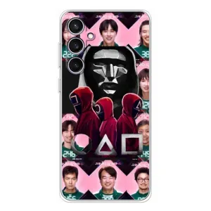 Чехол Гра в кальмара для Samsung Galaxy S24 FE (Участники Игра кальмара)