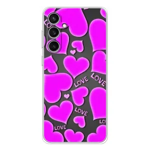 Чехлы для любимой на Гелексі С24 ФЄ (VPrint) (Pink hearts)