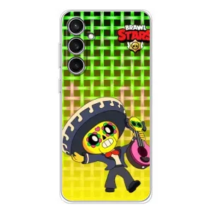 Чехлы Brawl Stars для Samsung Galaxy S24 FE (AlphaPrint) (Поко в самбреро)