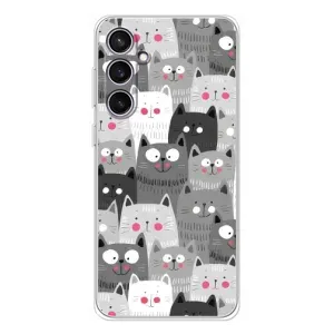 Чохли з Котиками для Samsung Galaxy S24 FE (VPrint) (Мальовані котики)
