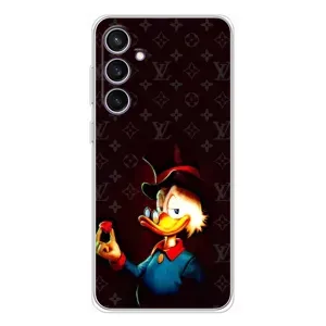 Чехлы для Samsung Galaxy S24 FE - Скрудж МакДак Louis Vuitton (PREMIUMPrint) (Скрудж с бриллиантом)
