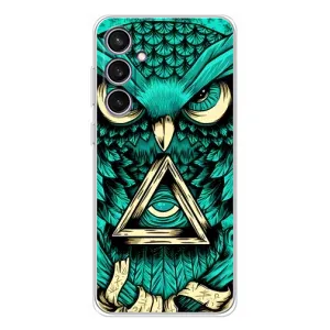 Чохол з пташками на Samsung Galaxy S24 FE (VPrint) (Сова з оком)