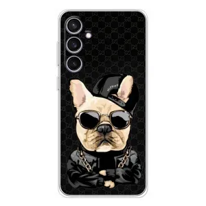 Чохли з крутими принтами для Samsung Galaxy S24 FE - (PREMIUMPrint) (Стильна собака)