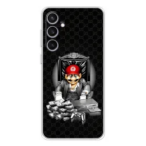 Чохли з крутими принтами для Samsung Galaxy S24 FE - (PREMIUMPrint) (Супер Маріо)