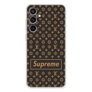 Чехол для Samsung Galaxy S24 FE с картинкой Supreme (AlphaPrint) (Supreme LV)